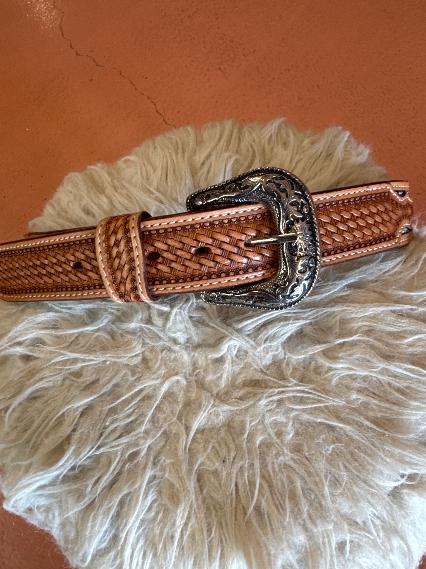 Challenger Men’s Mesa Horizon Beaded Western Belt