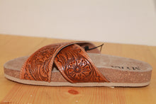Load image into Gallery viewer, Myra Gracie Tooled Sandals
