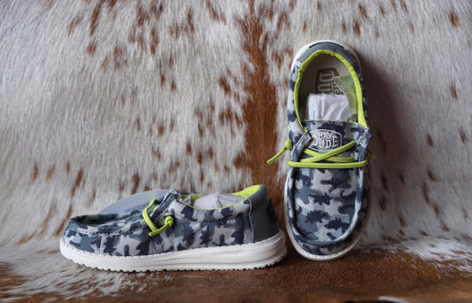 Wally Youth Camo Dino