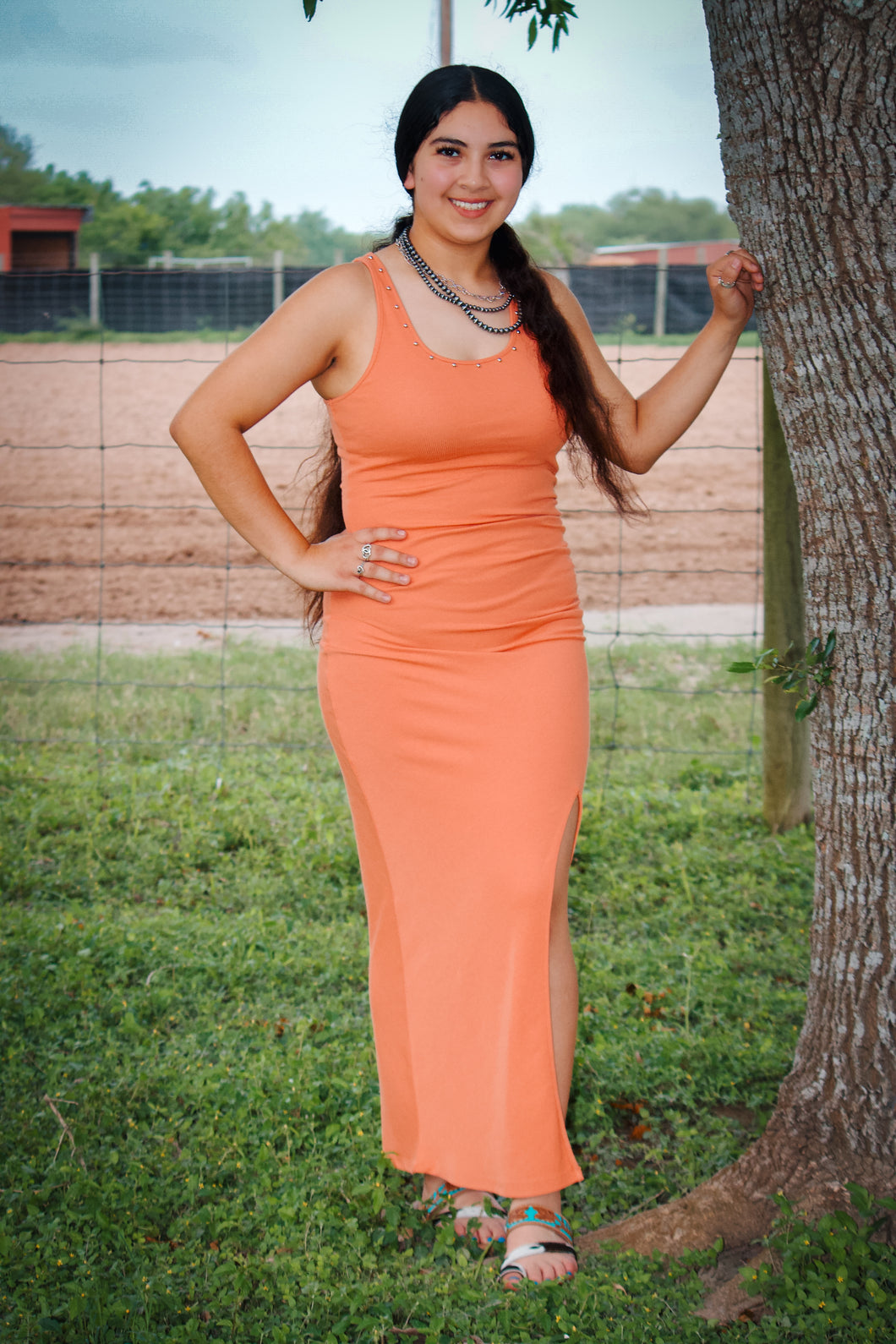 Orange Dream Maxi Dress