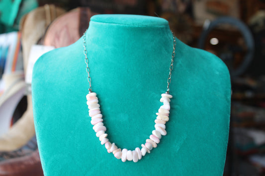 Pink Concho Necklace 18”