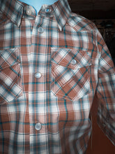 Load image into Gallery viewer, Wrangler Baby Boy Plaid Pearlsnap
