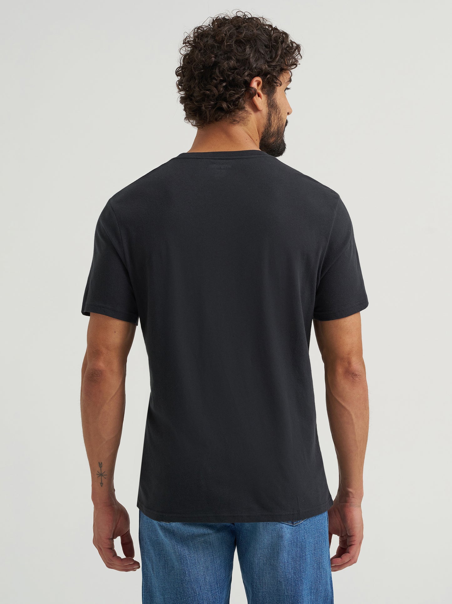 Wrangler For The Ride Of Life Tee-Black