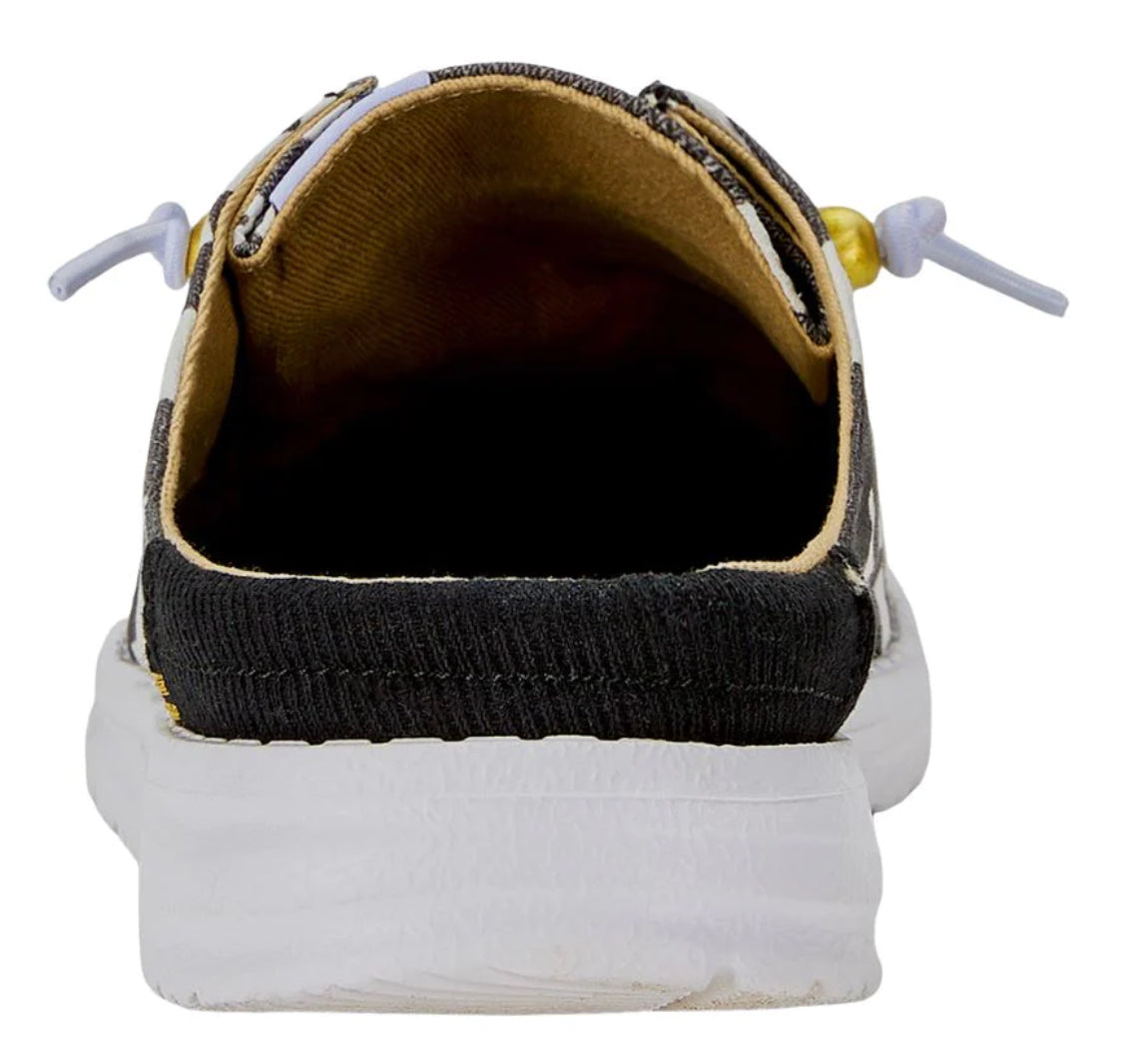 Wendy Slip Classic White/Black Cow Print