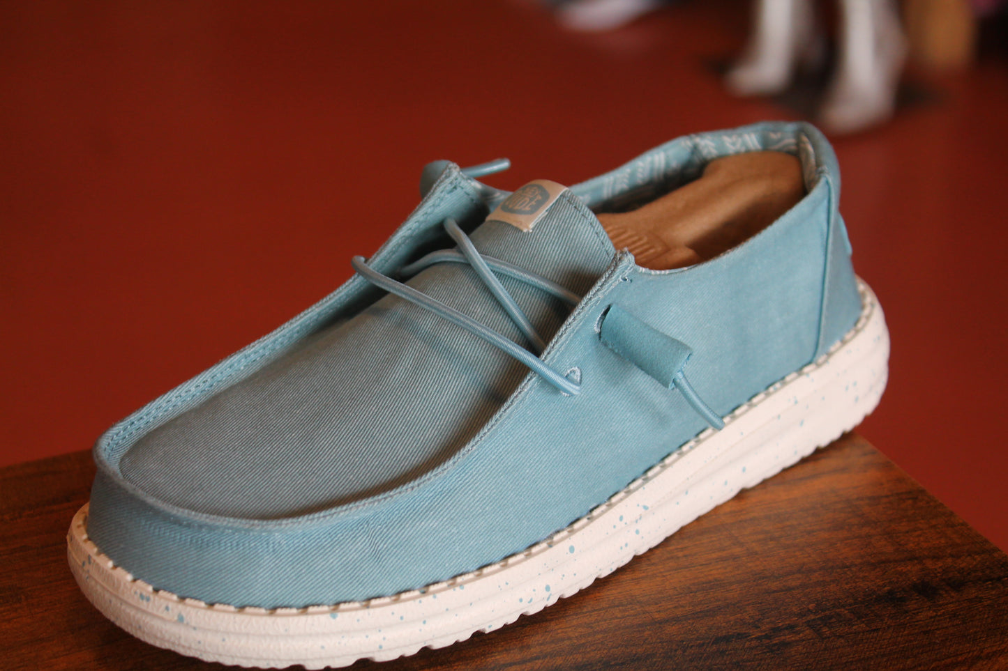 Hey Dude Wendy Tourmaline Blue Stretch Canvas