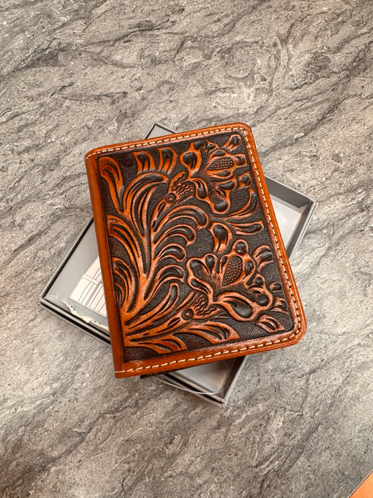 Nocona Bi-Fold Flip Wallet- Tooled