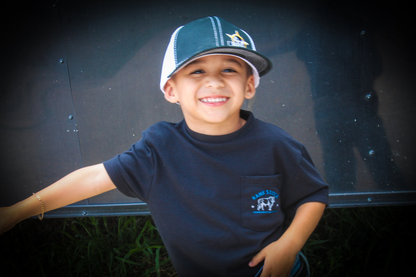 Hooey Youth Charbray Black Tee
