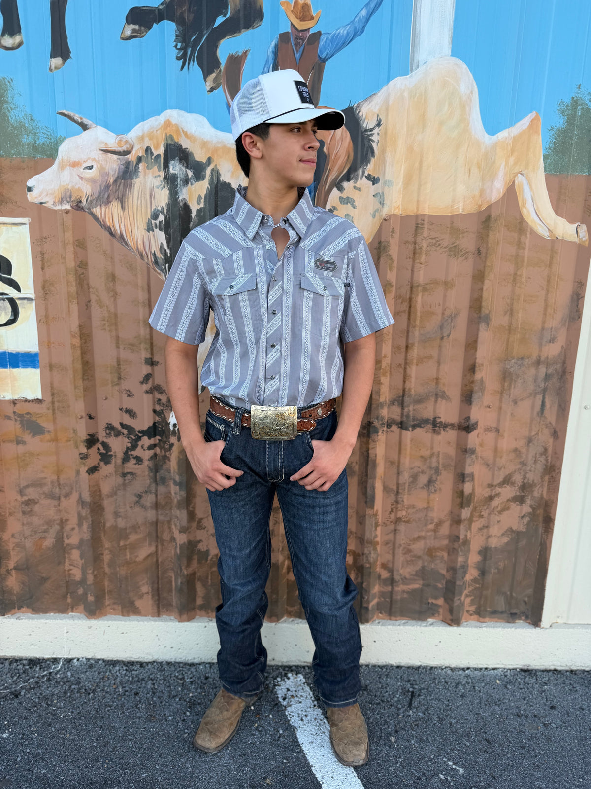 DARK GREY WESTERN TEK🤠