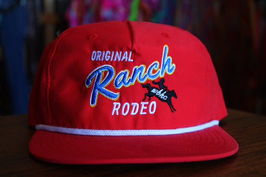 Whiskey Bent ‘Ranch Rodeo’ Cap (red)