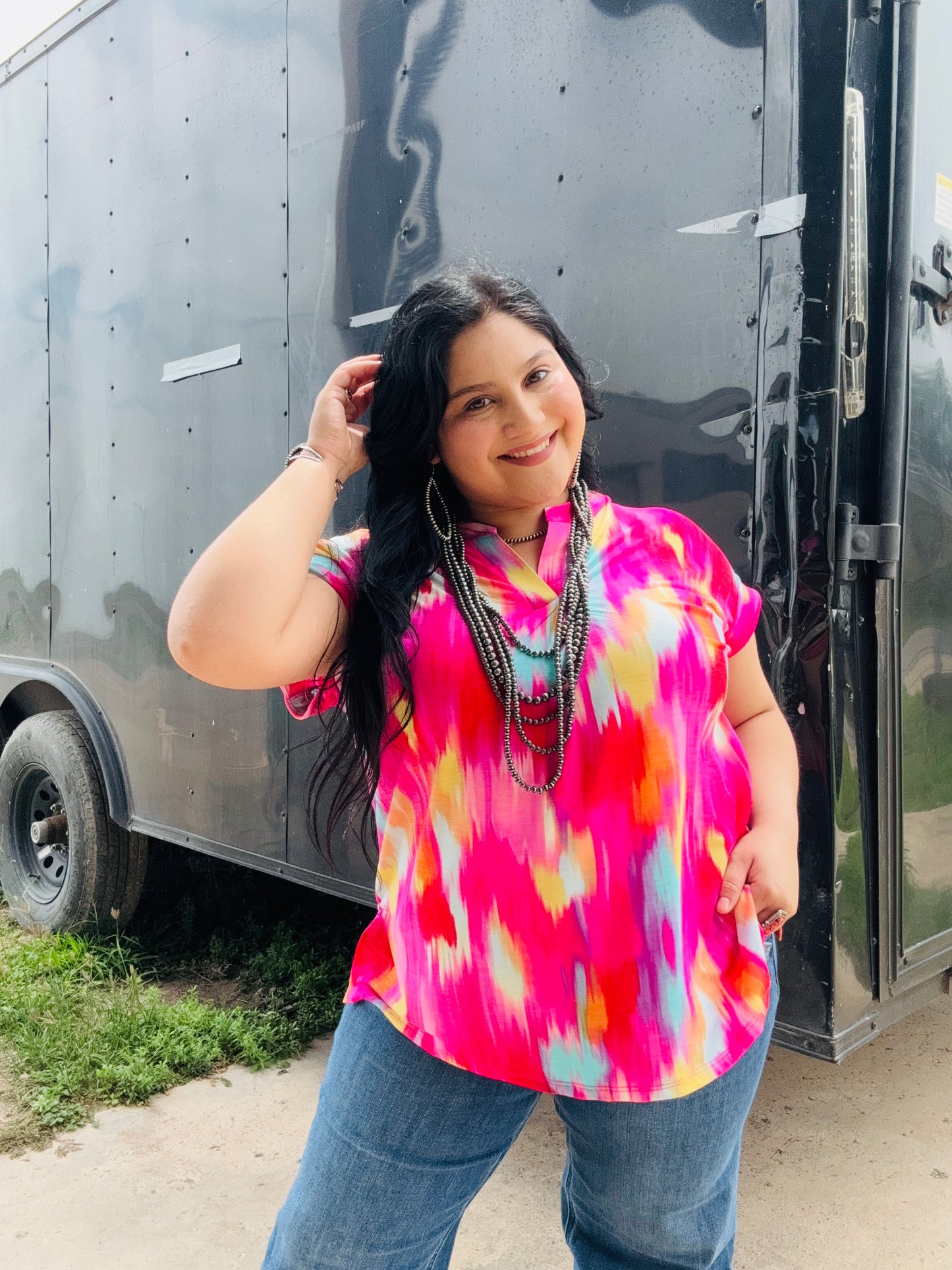 Pink Tie Dye Dear Scarlett