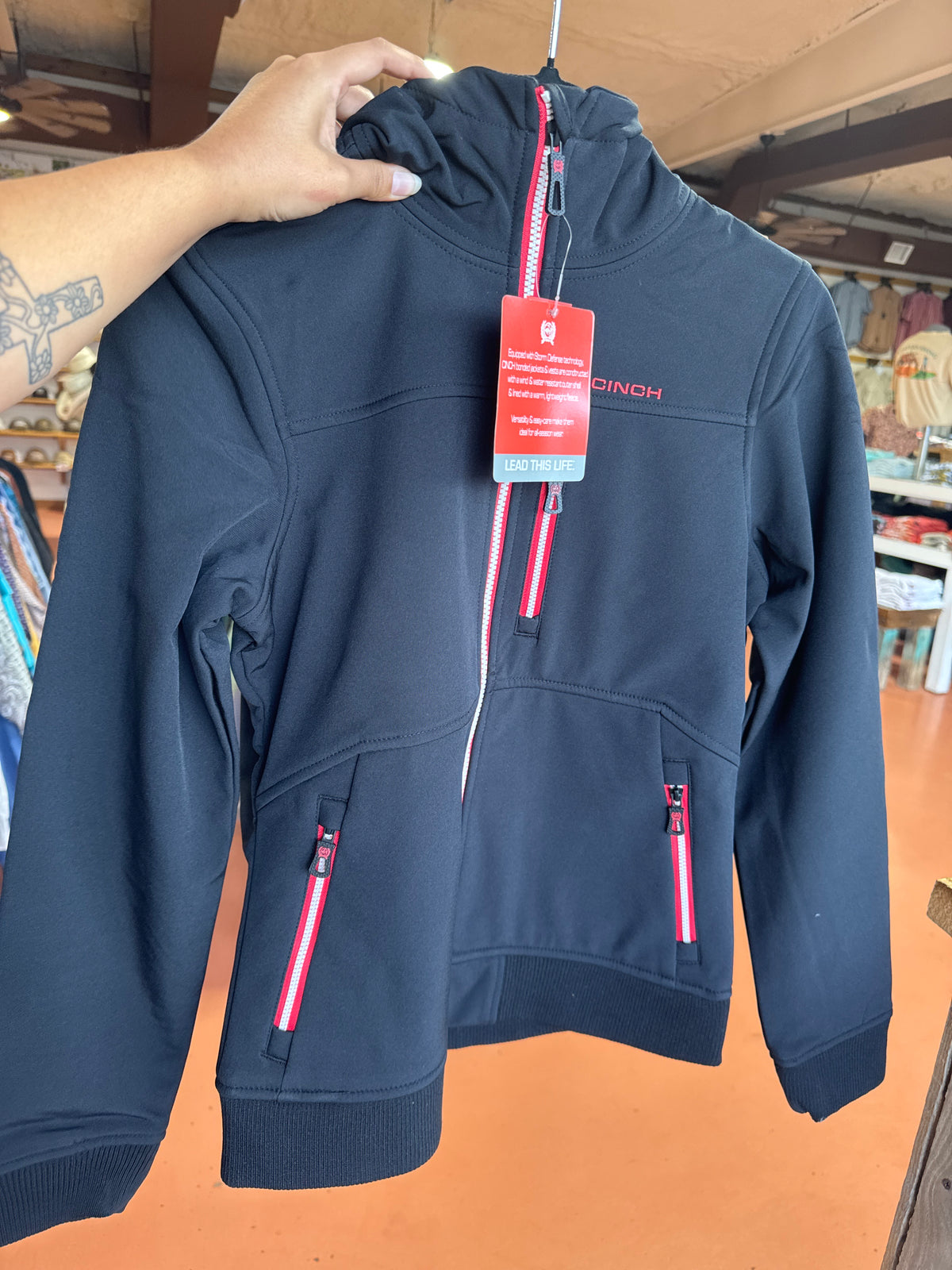 Cinch Women’s Bonded Jacket- Cardinal Red