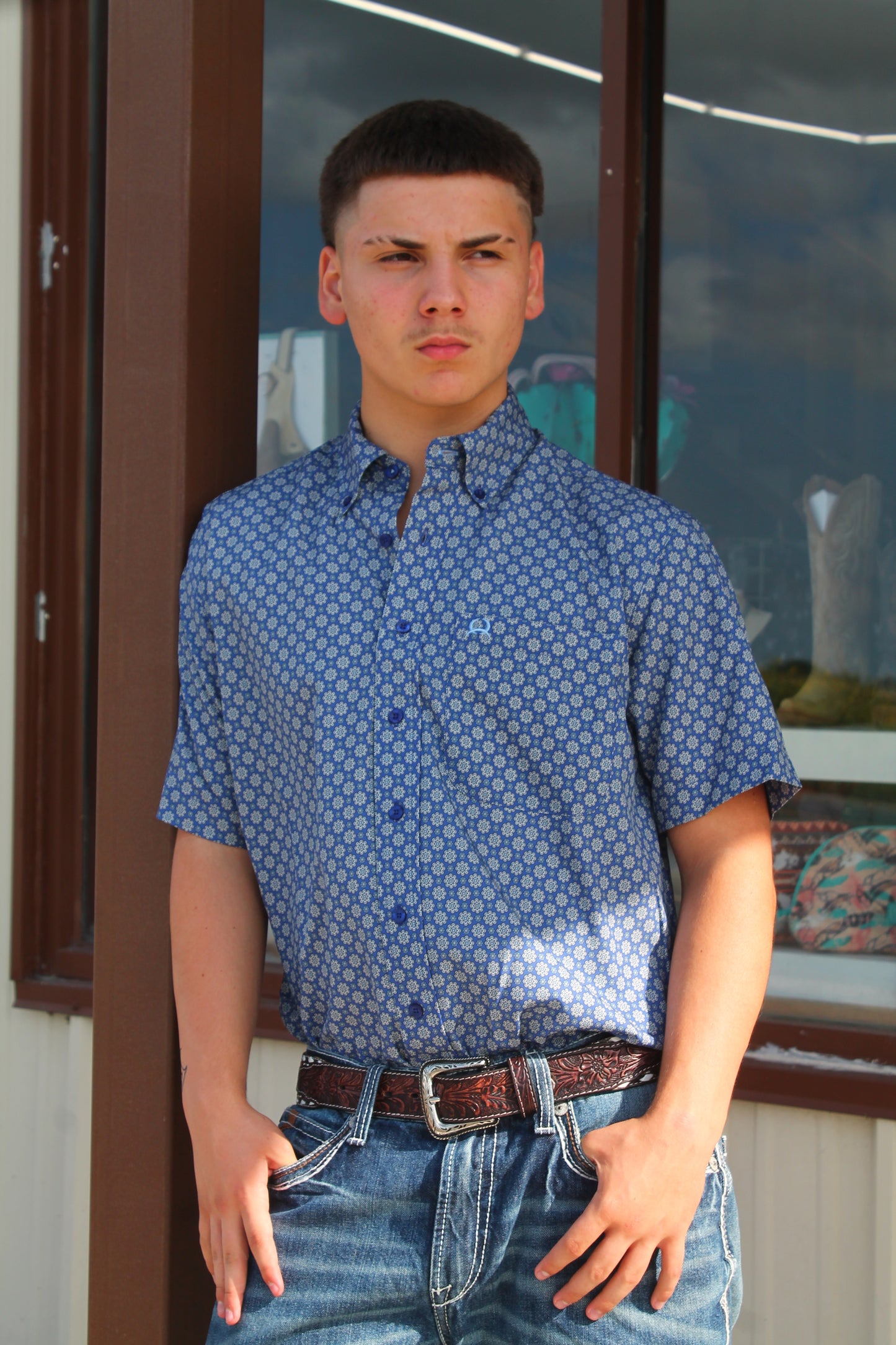 Cinch Arena Flex- Royal Geo