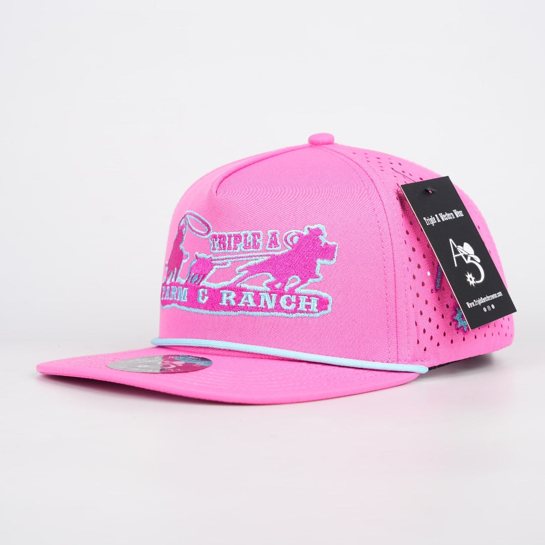 Triple A Neon Pink Cowboy Cap - FLASH SALE