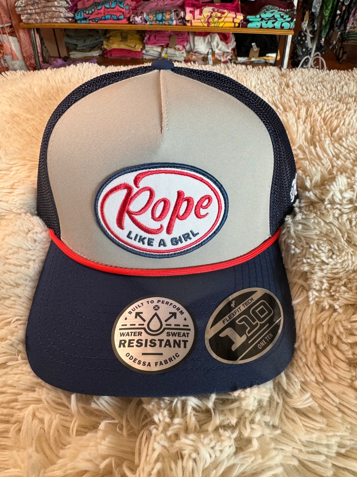 Rope Like A Girl Navy Cap 🧢