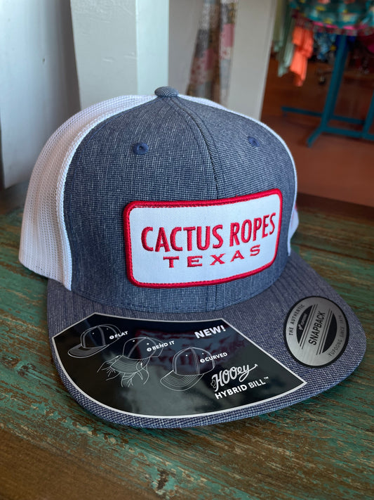 "Cactus Ropes" Blue/White