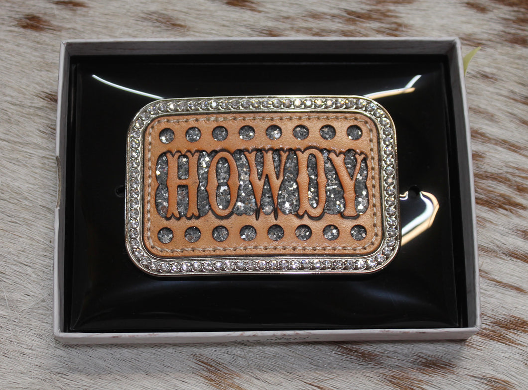 Howdy buckle
