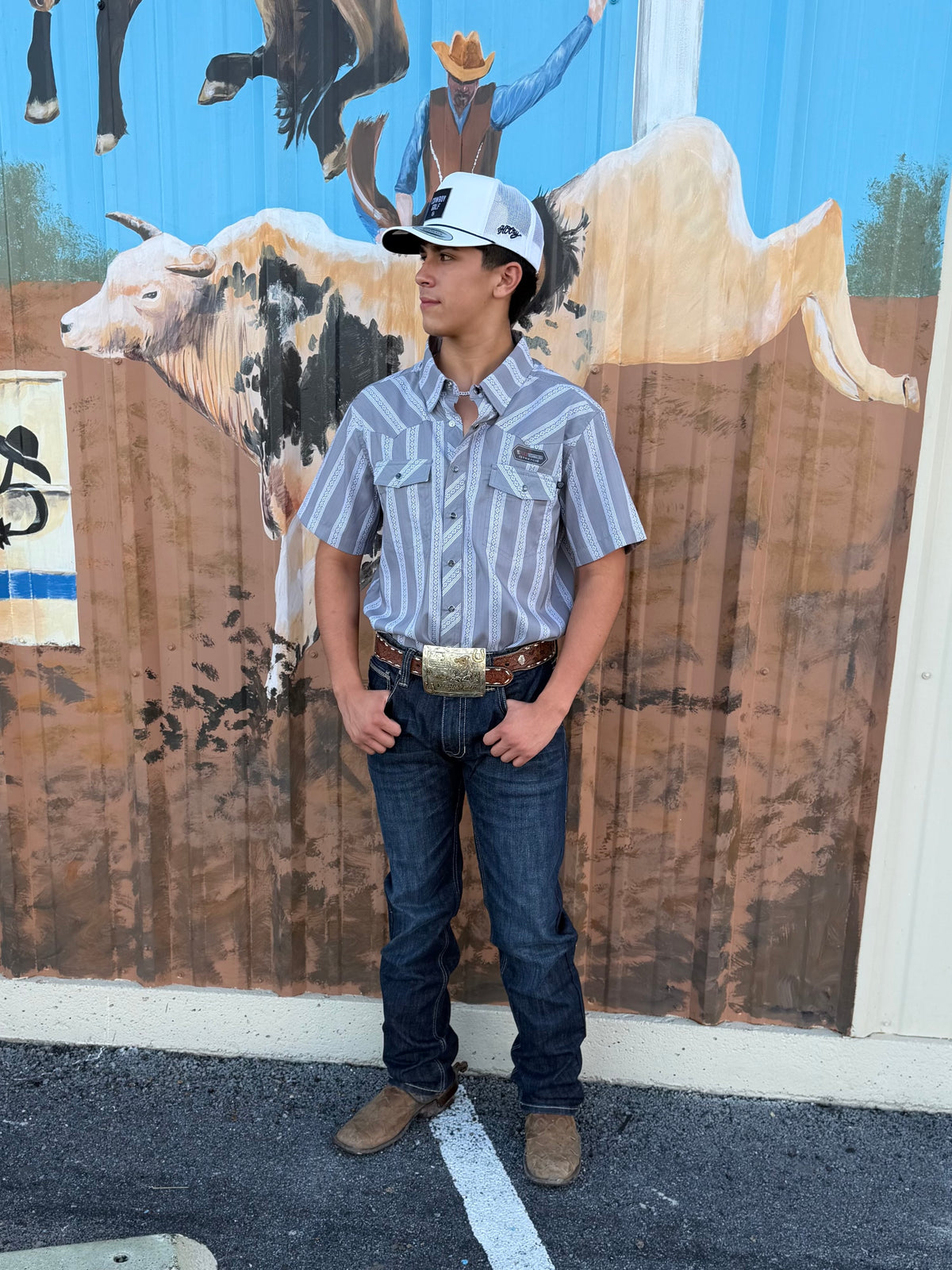 DARK GREY WESTERN TEK🤠