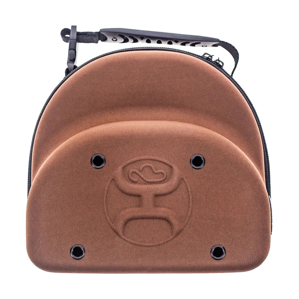 CAP CARRIER - BROWN W/BLACK/BROWN & TAN AZTEC INTERIOR