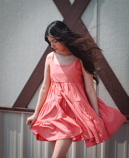 Women’s Wrangler Red Tiered Dress