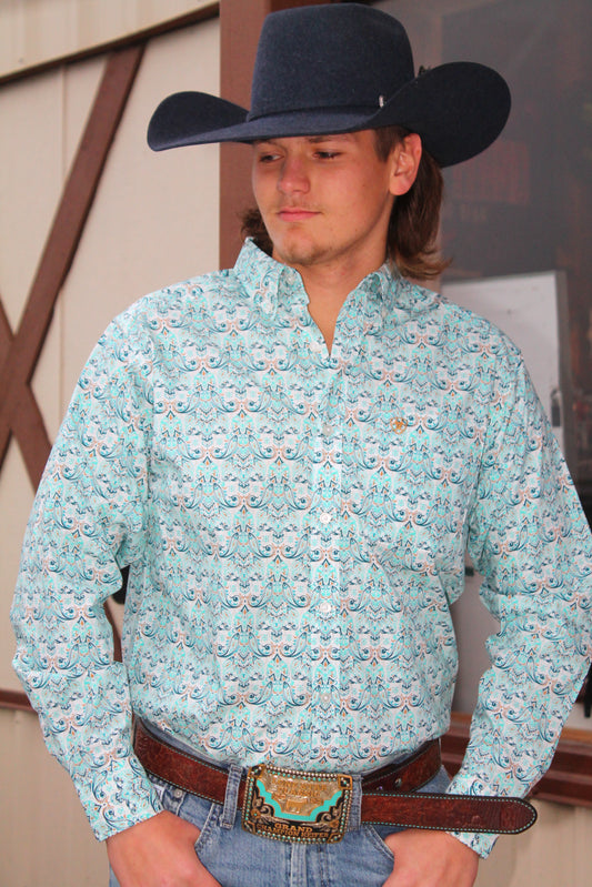 Ariat Jerome LS- Teal