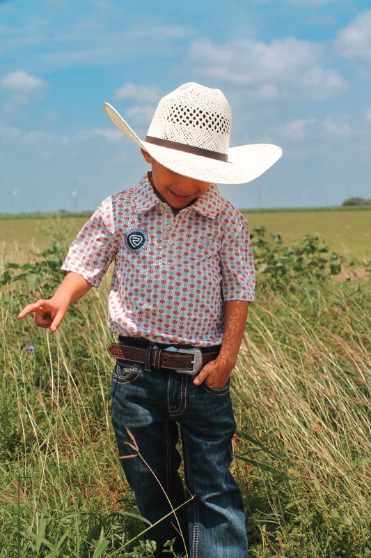 Rock & Roll Boys Geo Polo- Natural