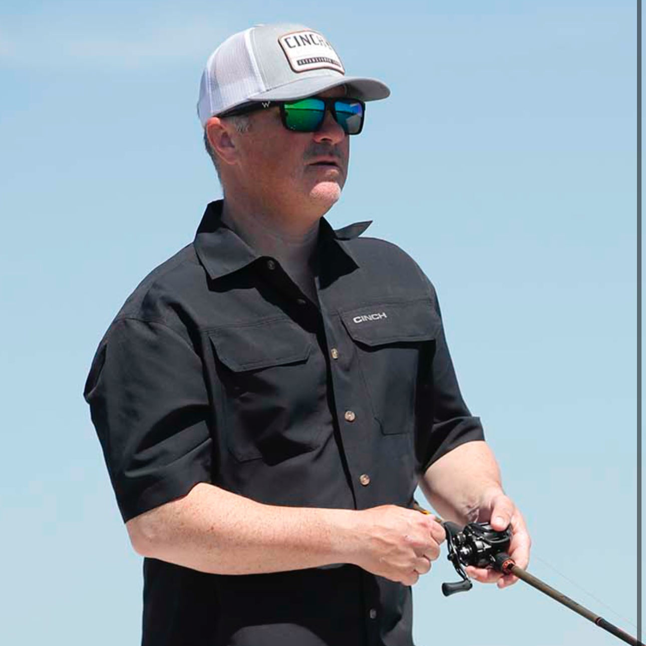 Cinch ArenaFlex Solid S/S- Blk