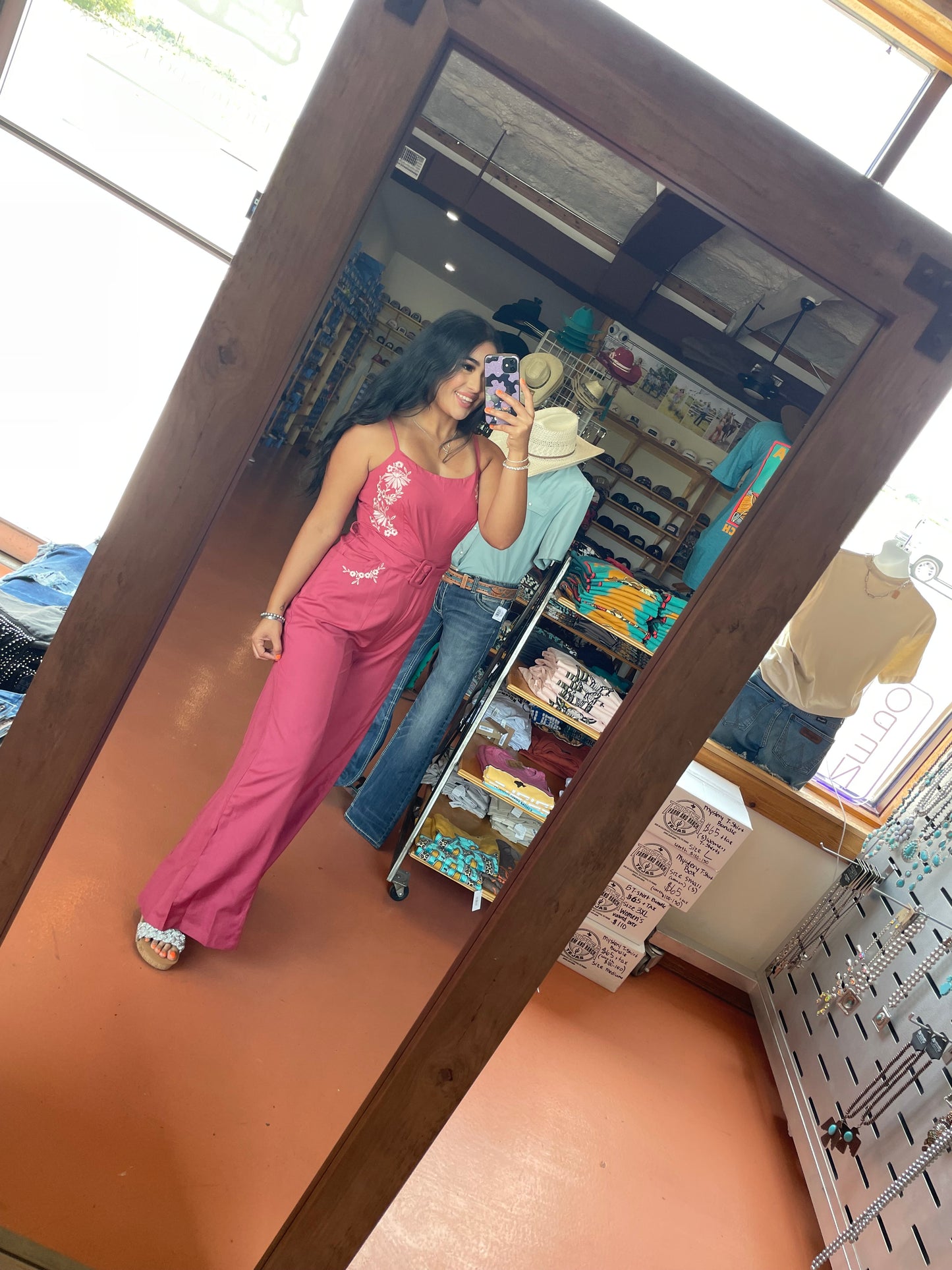 Rose Embroidered Jumpsuit