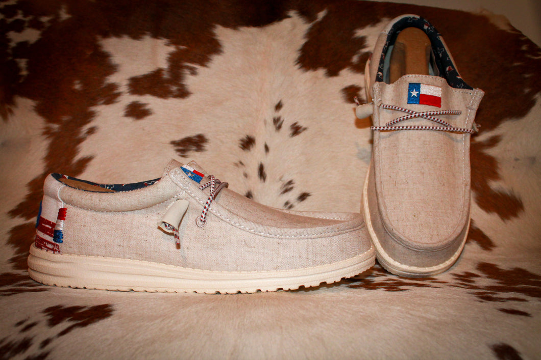 Wally Texas Canvas Off White