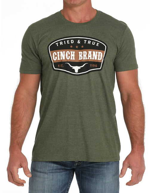 Cinch Tried & True Tee- Olive