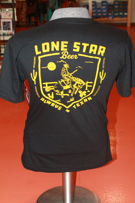 Hooey Men's Lonestar Black Tee