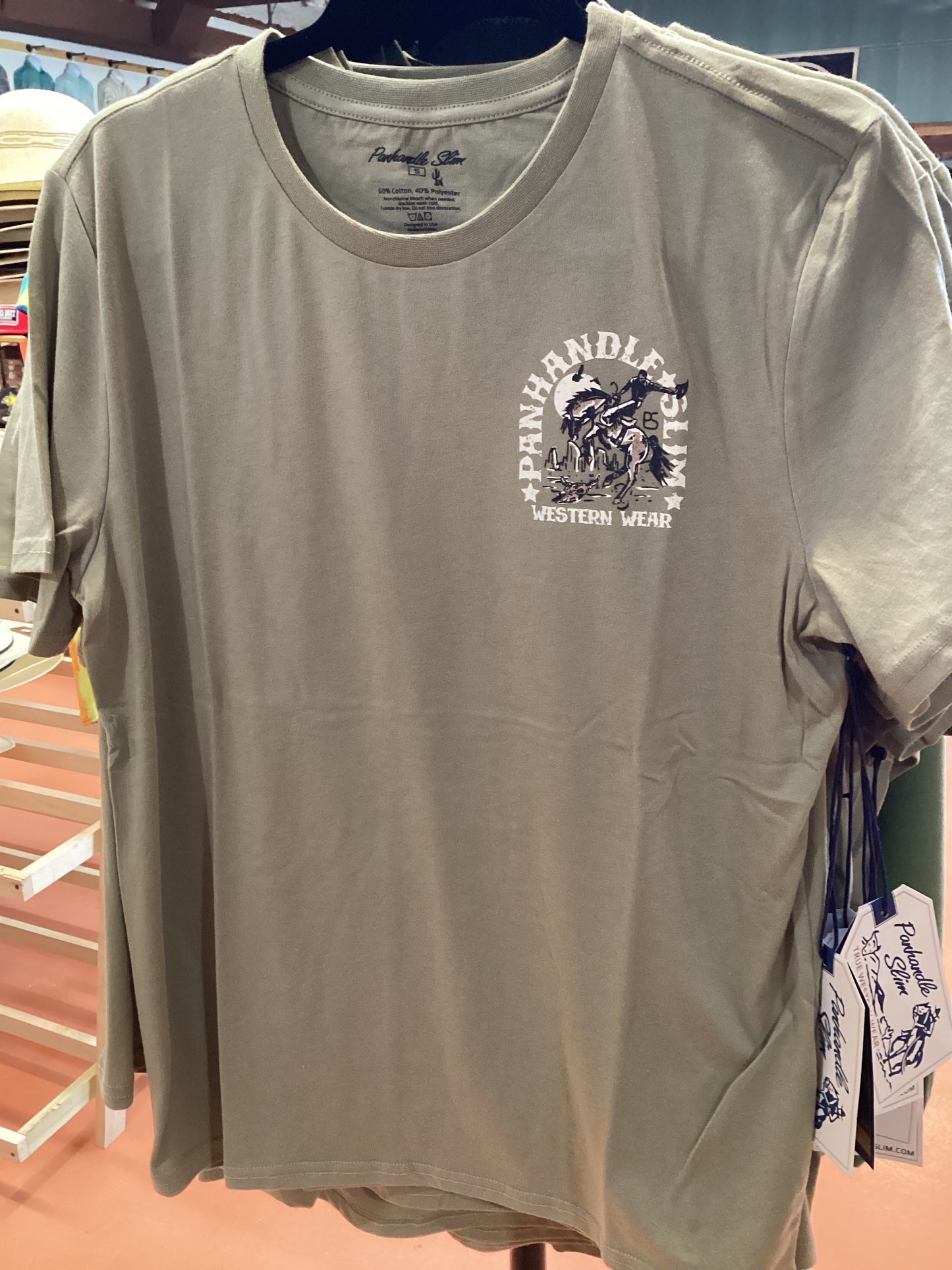 Men’s Panhandle western Jade t-shirt