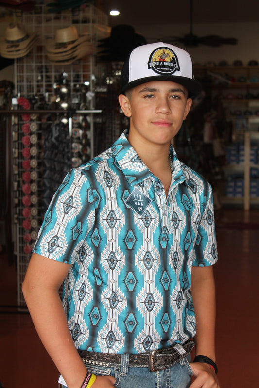 Men's R&R Aztec River Polo