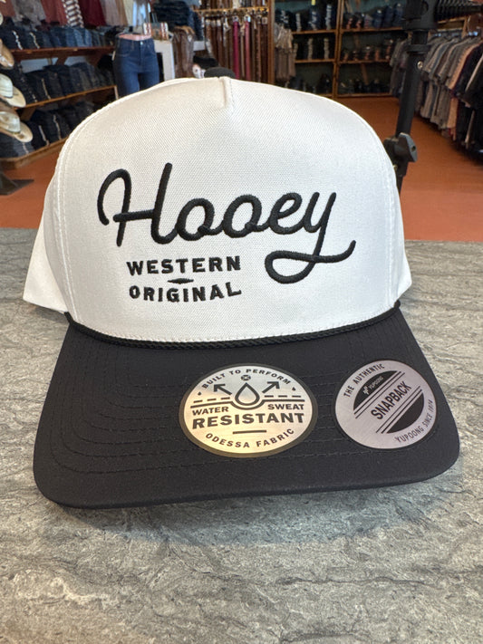 Hooey OG White/Black Cap