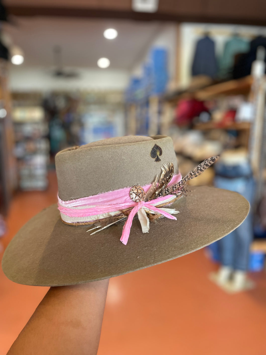 🤠Ace of Spades Felt Hat
