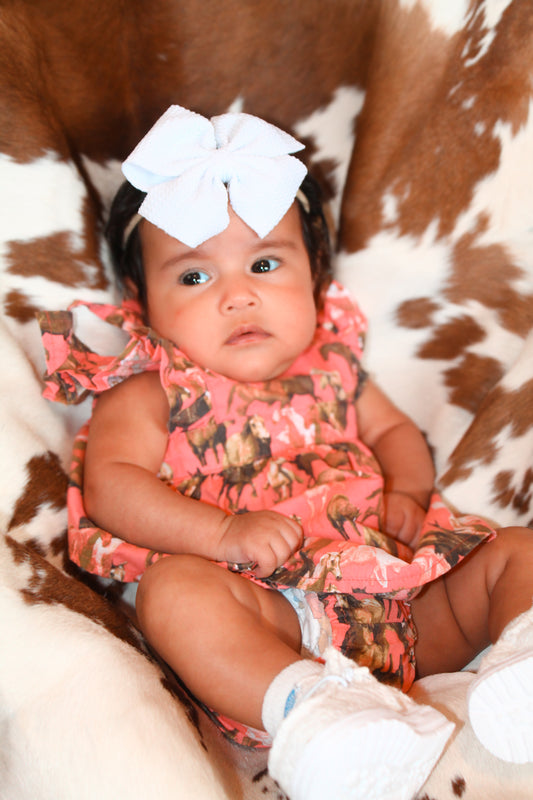 Wrangler Girl’s Infant Horse Overall Dress