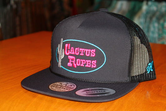 Cactus Ropes- Black Trucker