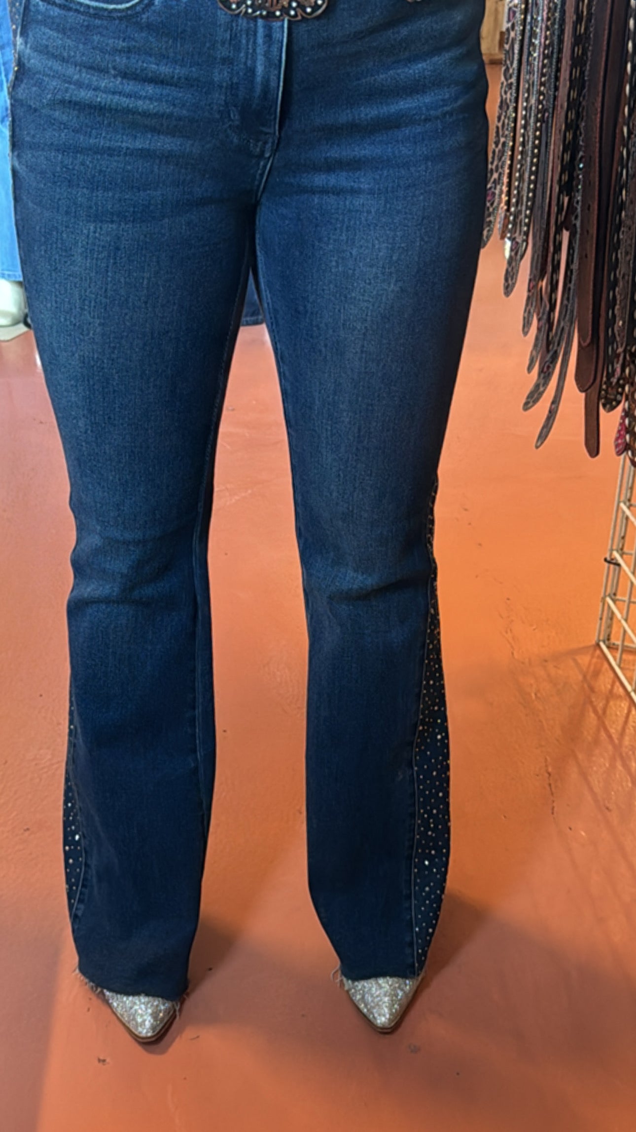 Judy Blue Sparkle Flare Jeans