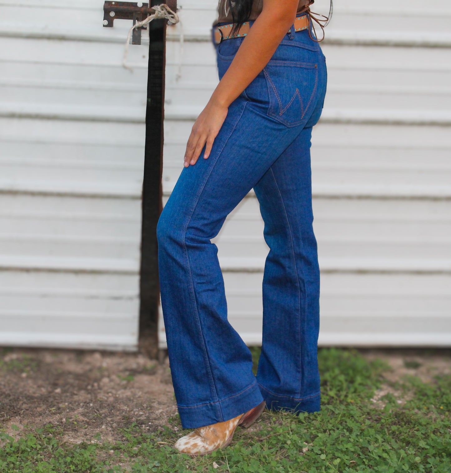 Wrangler Women's Blue Baby Jeans