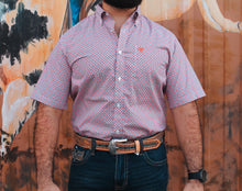 Load image into Gallery viewer, Ariat Men&#39;s Welch Red SS Button-up
