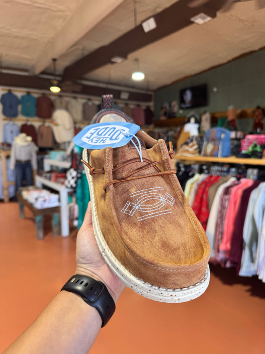 Men’s Wally Funk Western Stitch- Argan Brown/Multi