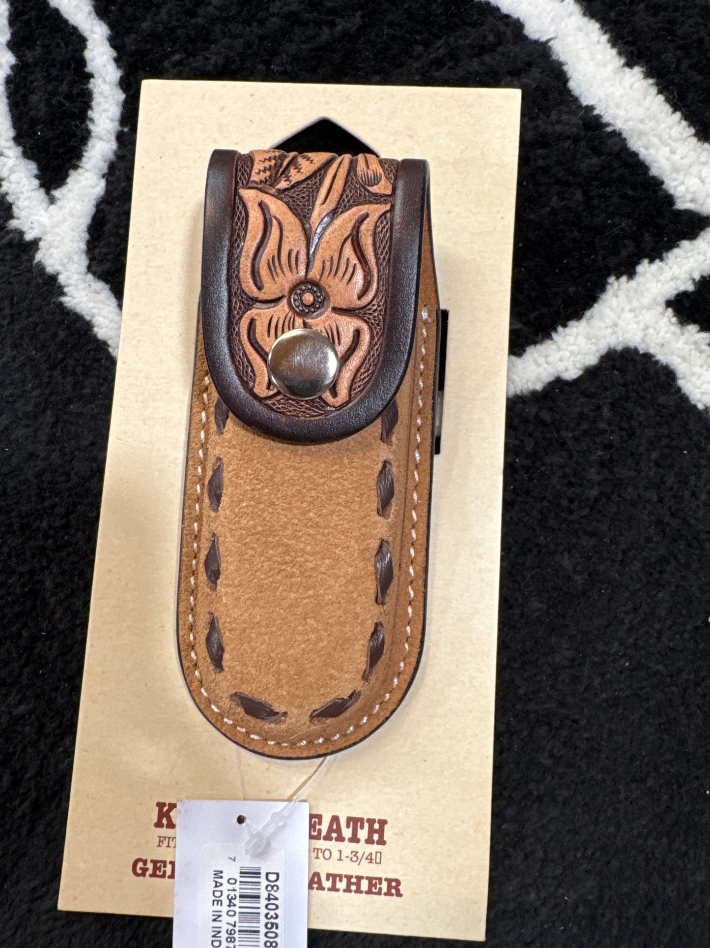 3D CLOSED FLORAL KNIFE SHEATH D8403508