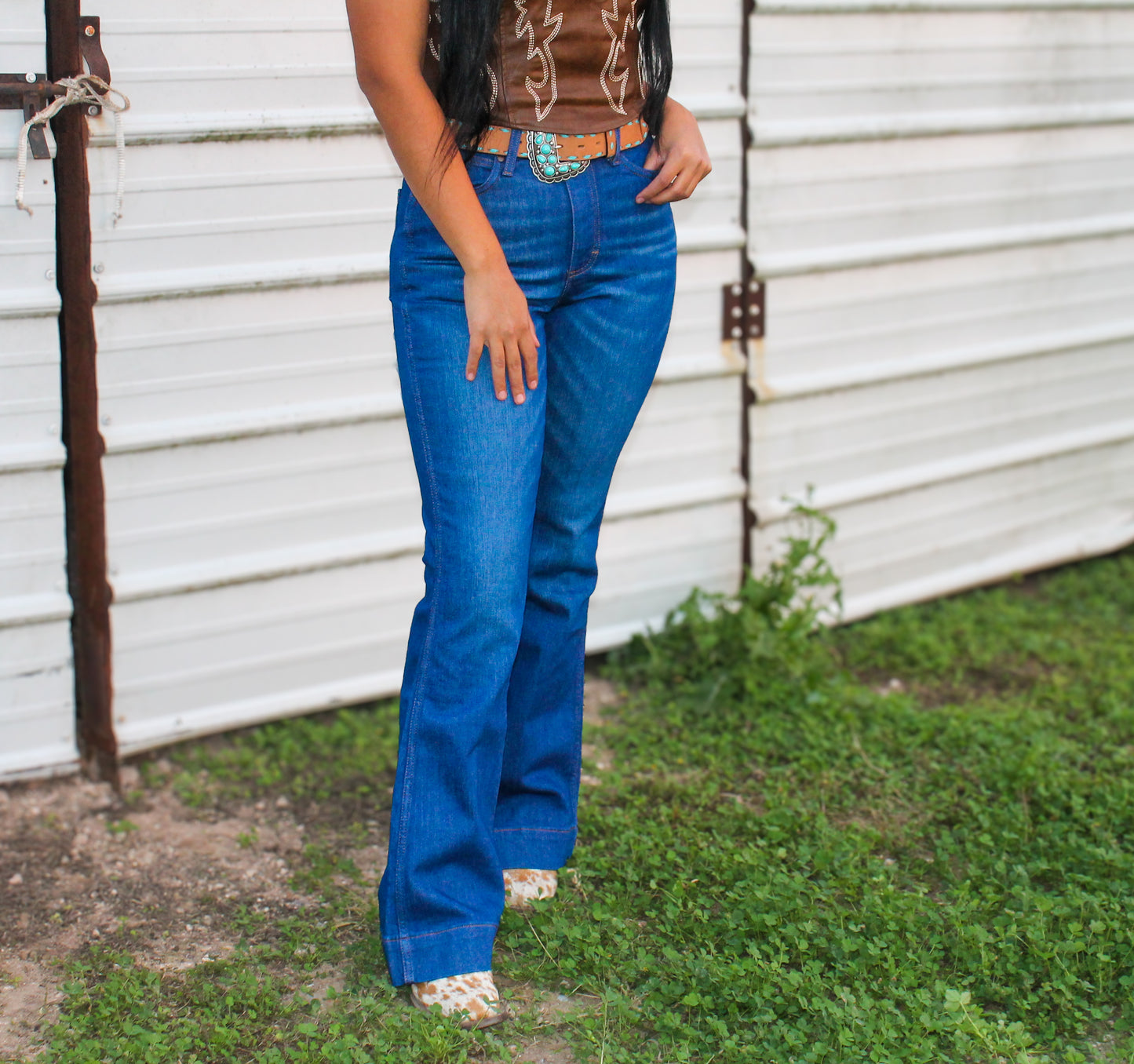 Wrangler Women's Blue Baby Jeans