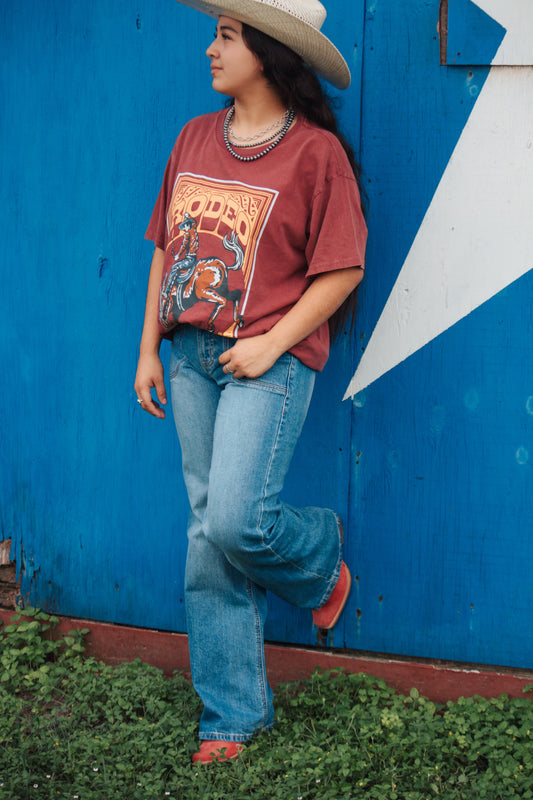 Wrangler Women’s Oversized Rodeo Roper Tee