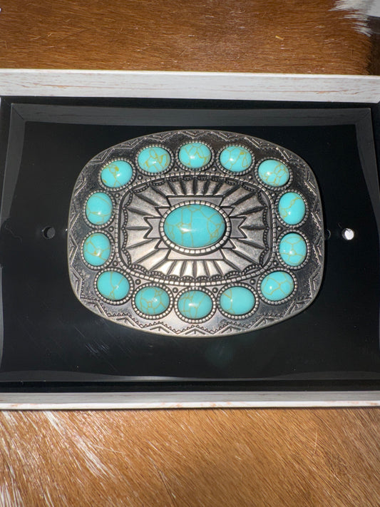Turquoise Stoned Buckle