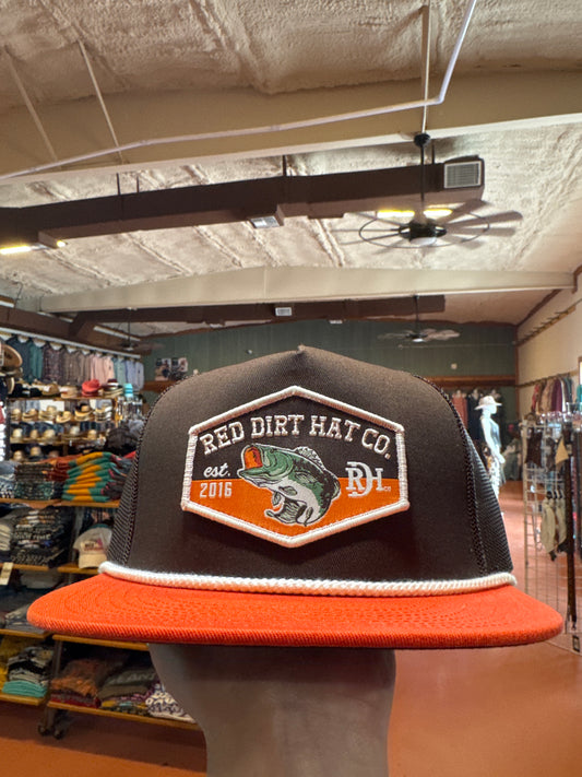 Red Dirt Hat Co. Brown Bass Cap