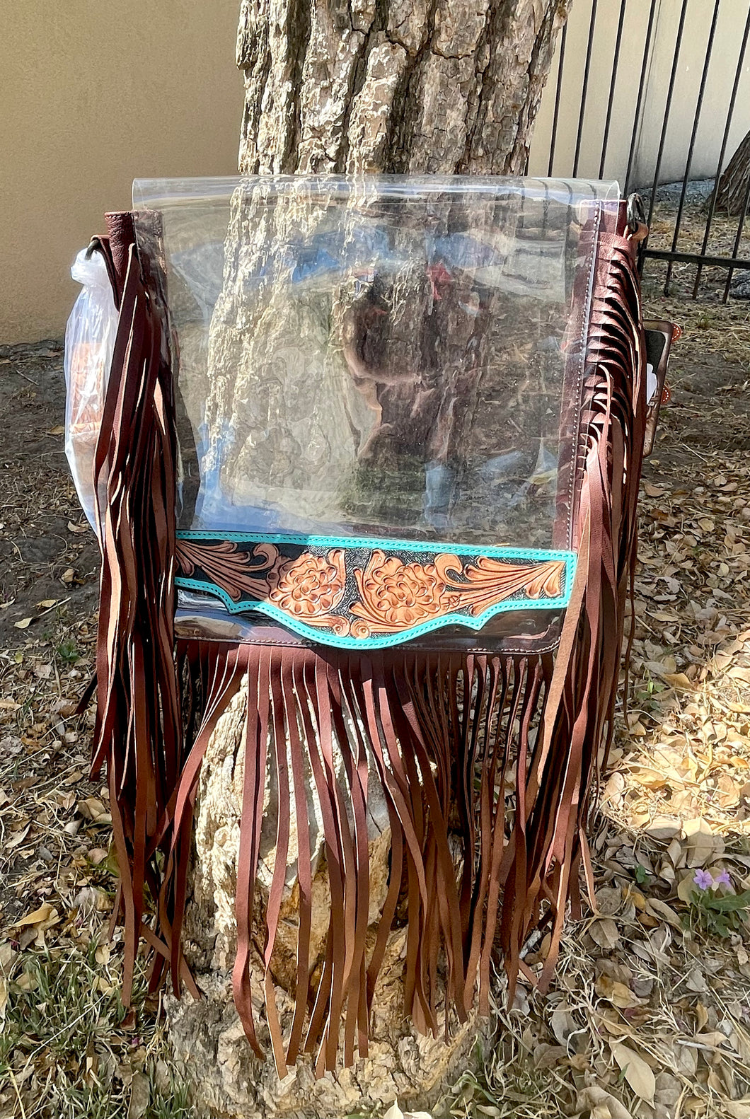Brown Becky Fringe Crossbody