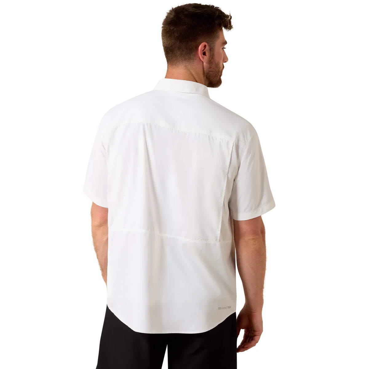 Ariat Men's VentTEK Outbound White Classic Fit Short-Sleeve Button Up Shirt 🤠