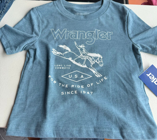 Wrangler Boy's "for the ride of life' Tee