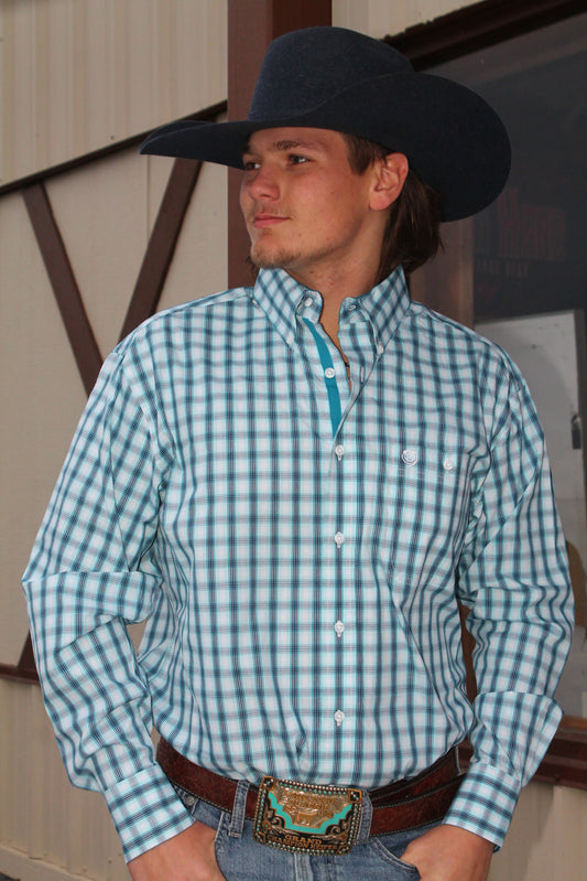 Wrangler George Strair LS-Blue