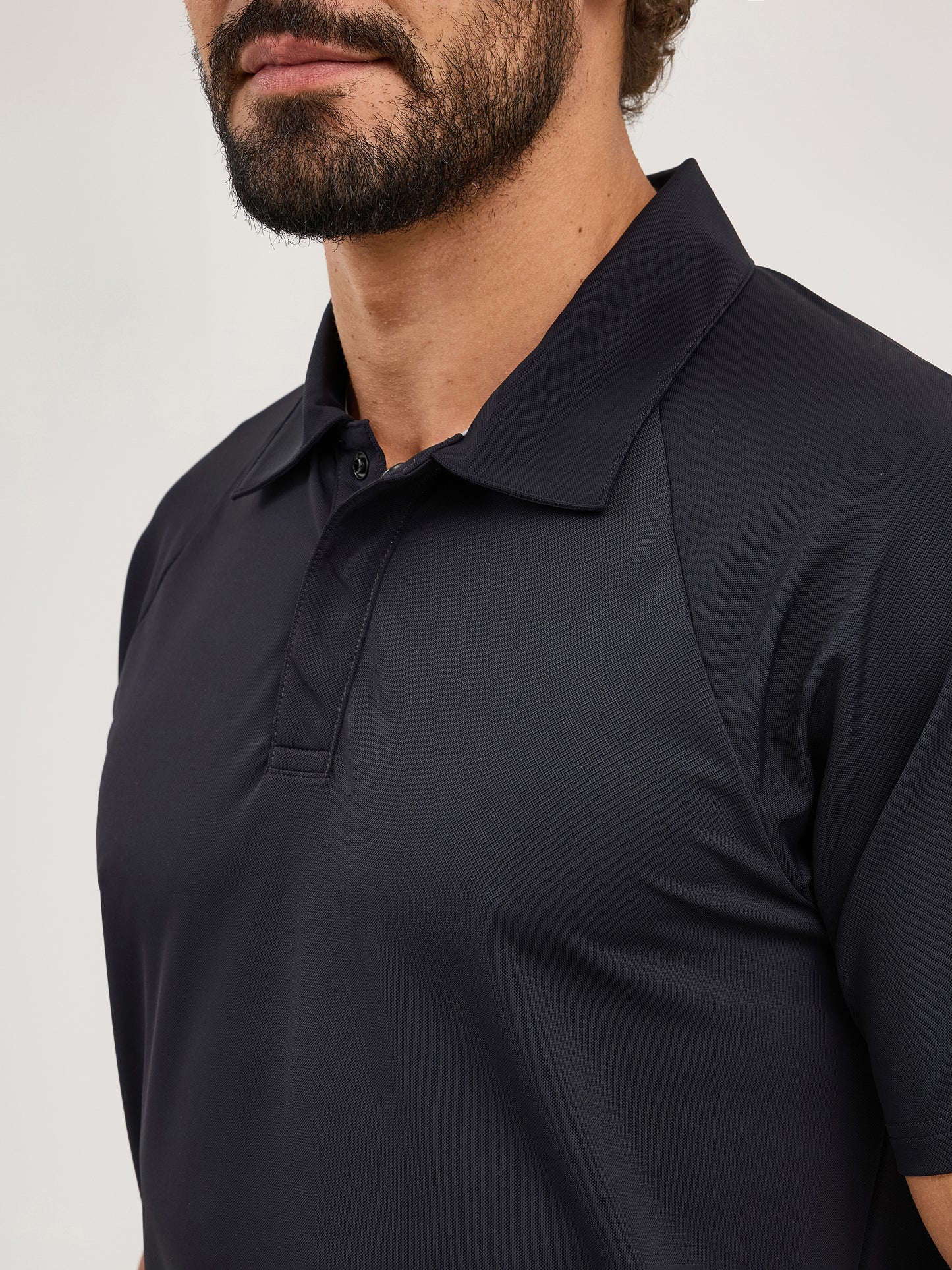 Wrangler Black Men’s  Techno Knit Polo